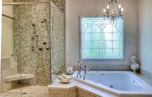 Transitional Master Bathroom 01